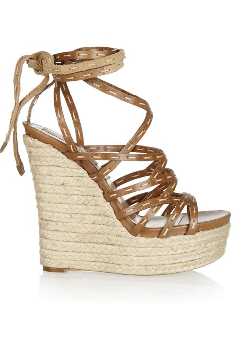 michael kors leather espadrille flats|Michael Kors espadrille wedges.